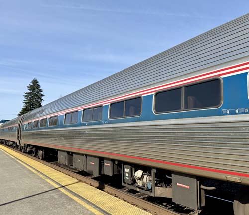 Amfleet Car at Olympia-Lacey on April 4, 2025